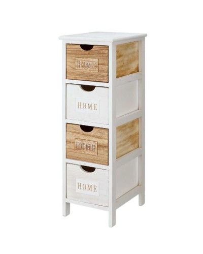 Lipasto Gift Decor Home Valkoinen Ruskea 26 x 81 x 31,6 cm