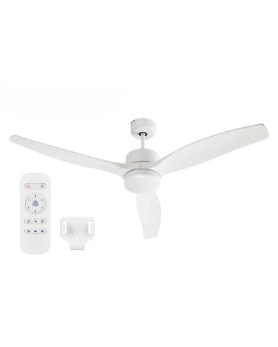 Deckenventilator mit Lampe Argon W-FC5288-3C1L WH Weiß 40 W Ø 132 cm