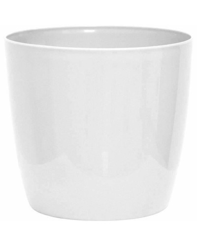 Kruka Garden ID Vit Plast Återvunnen plast Glansig 35 cm Med hjul