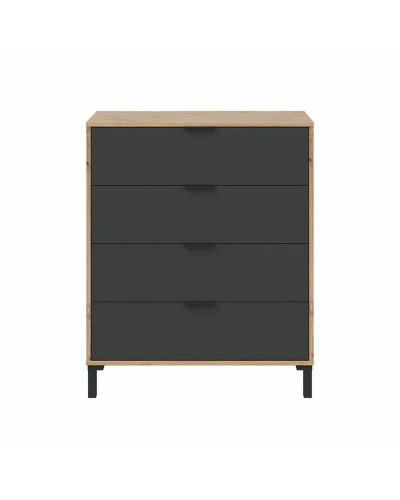 Kommod Brun Svart 77,5 x 40 x 93,5 cm