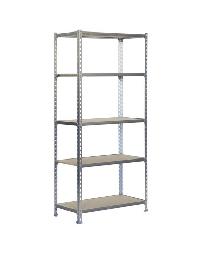 Bokhylla Simon Rack Trä 167,4 X 71 X 31 CM Grå 5 Hyllor