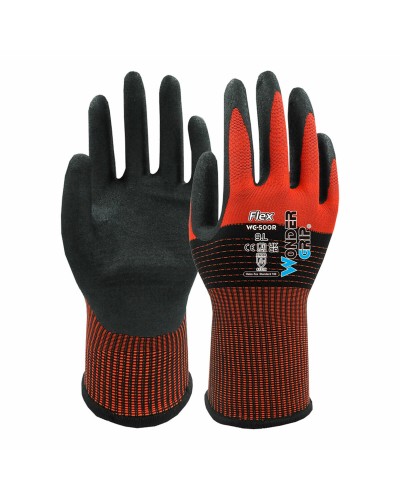 Guantes de Trabajo Wonder Grip Rojo Nitrilo