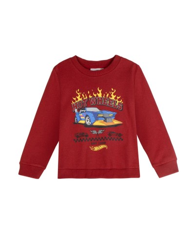Kindersweater Hot Wheels Donkerrood