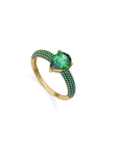 Anello Donna Viceroy 15122A018-32 Dorato Verde 18