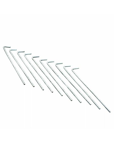 Paletti Regatta Peg 8" - Heavy Duty Camping Tent Stakes - 10 Piece Set
