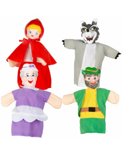 Plüschmarionette Colorbaby Rotkäppchen