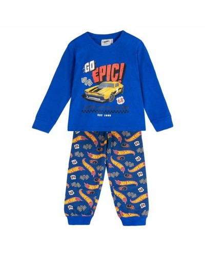 Children's Pyjama Hot Wheels Blue 8 Years