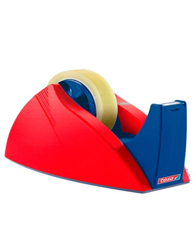 Plakbanddispenser TESA Blauw Rood