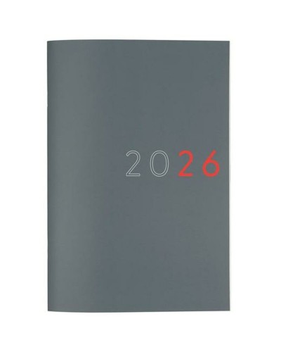Monthly planner Finocam Grijs Papier 16,5 x 24 cm
