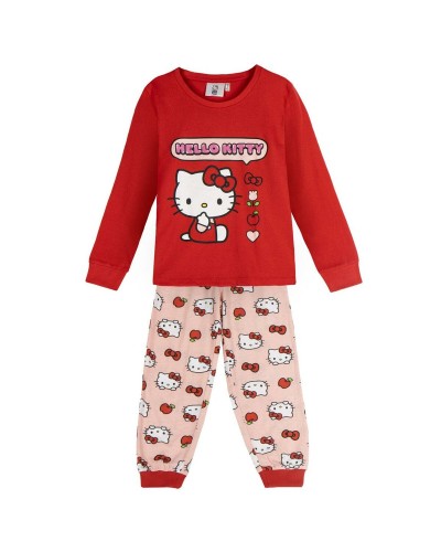 Pyjamas Barn Hello Kitty Röd