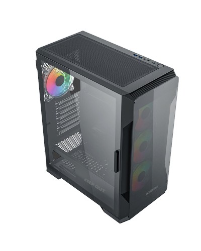 ATX Semi-Tower Gehäuse KEEP OUT XC-901 PRO Schwarz