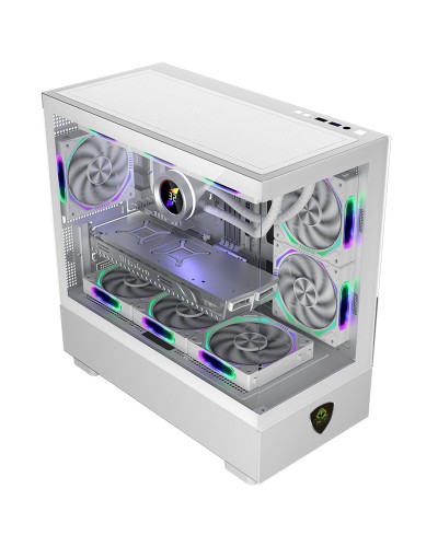 Caja Semitorre ATX KEEP OUT XC-301W Blanco