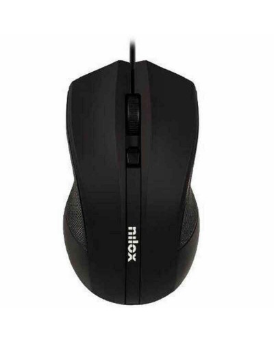 Mouse Nilox MOUSB1002 Schwarz 1600 dpi