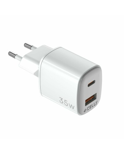 Caricabatterie da Parete Celly UPTC1USB1USBC35