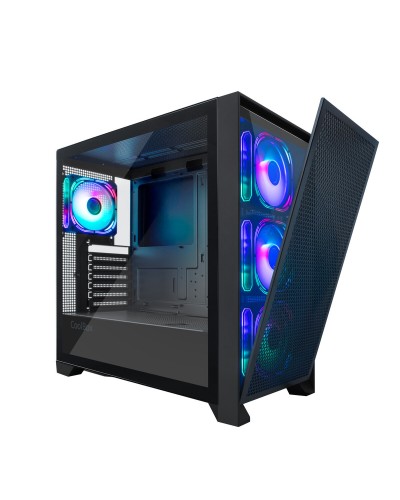 ATX Semi-tower Box CoolBox COO-CHA-GE2000-0 Black