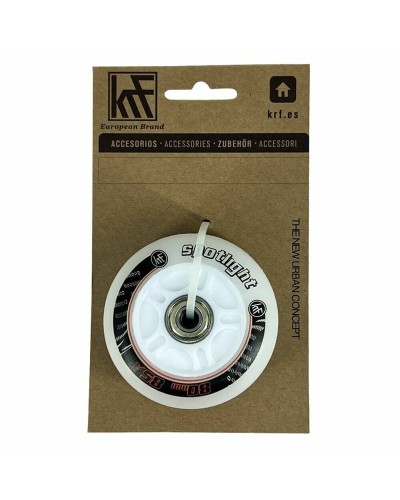 KRF Roues Trottinette LED 80mm Rose - Haute Visibilité et Performance
