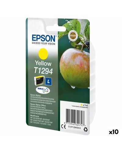 Cartucho de Tinta Original Epson T1294 Amarillo (10 Unidades)