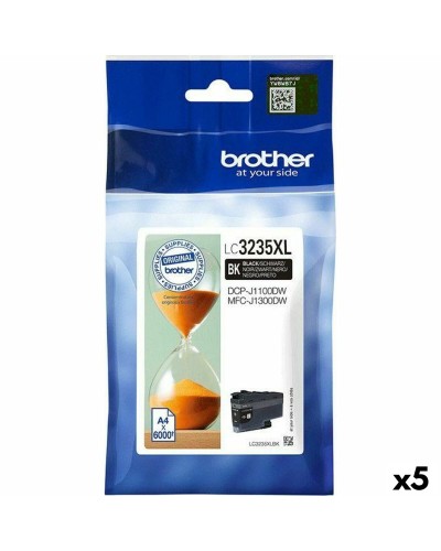 Cartucho de Tinta Original Brother LC3235XL Negro (5 Unidades)