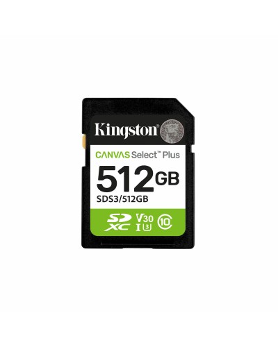 Micro SD geheugenkaart met adapter Kingston SDS3/512GB 512 GB