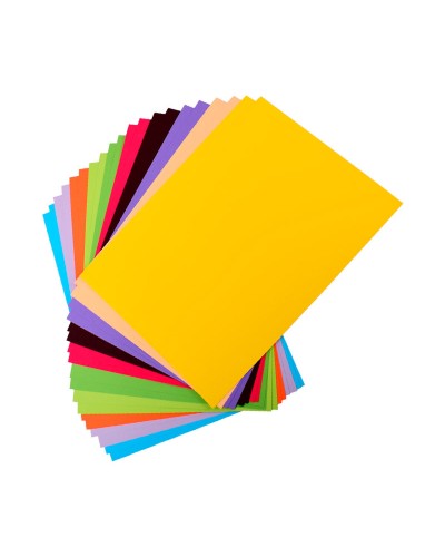 Iris-Karton, mehrfarbig, 50x65 cm - Sortiertes Set für Kreativität

