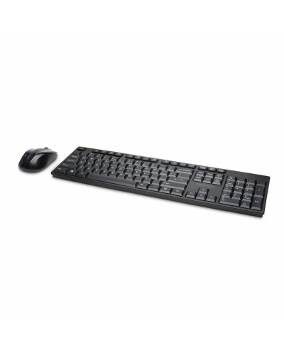 Kensington Teclado y Ratón Inalámbricos Negro - Disposición Española QWERTY - Comodidad Ergonómica
