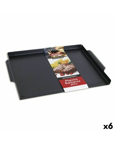 Piastra Liscia per Barbecue Algon (36 x 29 cm): Cucina Deliziose Bistecche e Verdure