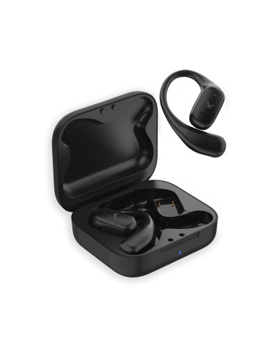 KSIX Cosmos Black Earphones: Wireless, Built-in Microphone - Music and Calls
