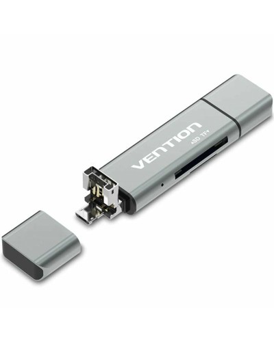 Vention USB 3.0 Micro SD/SD Kartenleser Grau - Tragbar
