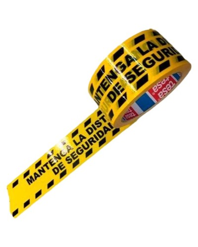 Adhesive Tape TESA Yellow Black 33 m