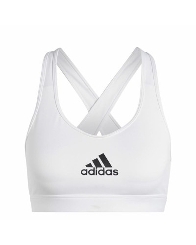 Adidas Pwr CT MS Sports Bra White - Medium Support Training
