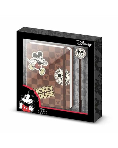Diario con Accesorios Mickey Mouse