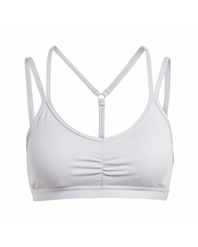 Adidas Essentials Sport-BH Weiß - Leichte Unterstützung
