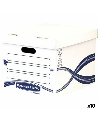 boîte pour archives Fellowes Blanc 29 x 32,1 x 39,1 cm 10 Unités