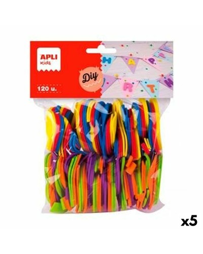Goma Eva Apli Multicolor Goma Eva Números 5 cm (5 Unidades)