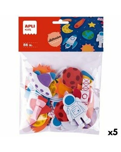 Eva-gummi Apli Multicolour Eva-gummi Rymden (5 antal)