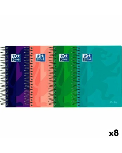 Agenda Oxford 1/8 12 x 18 cm 2025-2026 (8 Unidades)