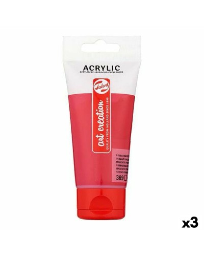 Akryylimaali Talens Art Creation Magenta 75 ml (3 osaa)