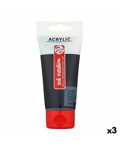 Acryl-Gemälde Talens Art Creation Schwarz 75 ml (3 Stück)