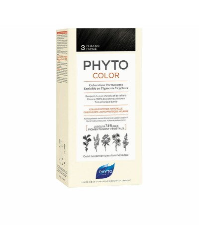 Pysyvä väri PHYTO PhytoColor 3-castaño oscuro Ammoniakkivapaa