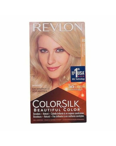 Revlon Colorsilk Tinte Sin Amoniaco - Rubio Ceniza - Larga Duración
