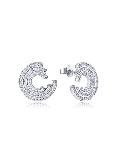 Viceroy Ohrringe Silber 925 Damen - Elegante & Leuchtende Hängeohrringe
