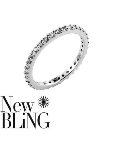 Bague Femme New Bling Élégante - Taille 62 - Idée Cadeau
