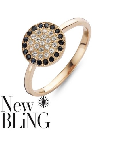 Bague Femme New Bling Argent 925 Taille 58 - Élégante & Lumineuse
