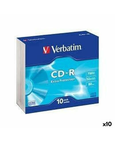 CD-R Verbatim Extra Protection 700 MB 52x 10 Stücke (10 Stück)
