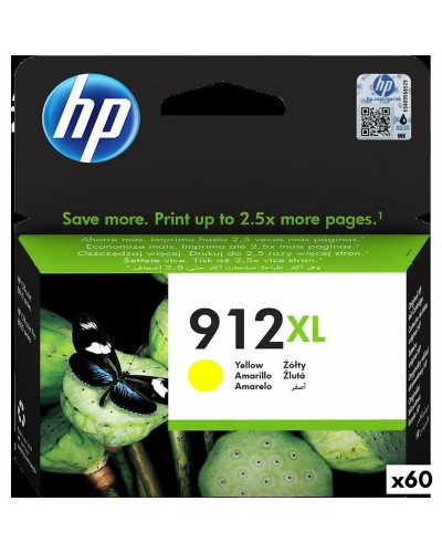 Alkunperäinen mustepatruuna HP 912XL Keltainen (60 osaa)