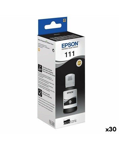 Encre pour Recharger des Cartouches Epson Nº111 Noir (30 Unités)