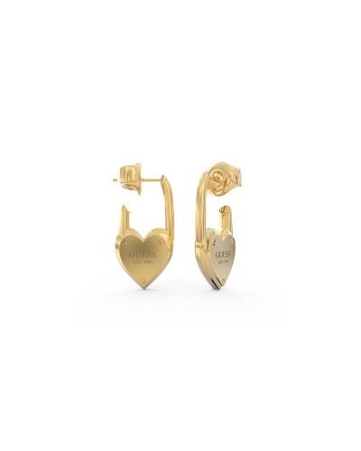 Guess Women's Earrings Gold G Logo Pendants - JUBE04214JWYGT-U
