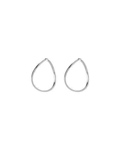 Guess Pendientes de Mujer JUBE04196JWRHT-U Aro Logo Cristales
