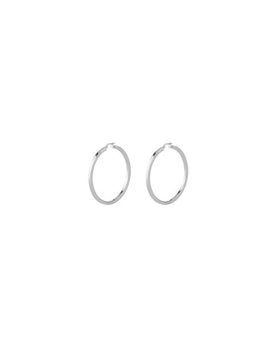 Guess Boucles d'Oreilles Femme JUBE04199JWRHT-U Créoles Cristaux Argent
