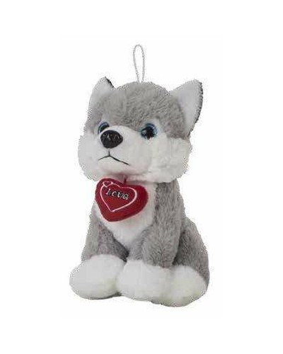 Mjukisleksak Husky Hjärta 28 cm